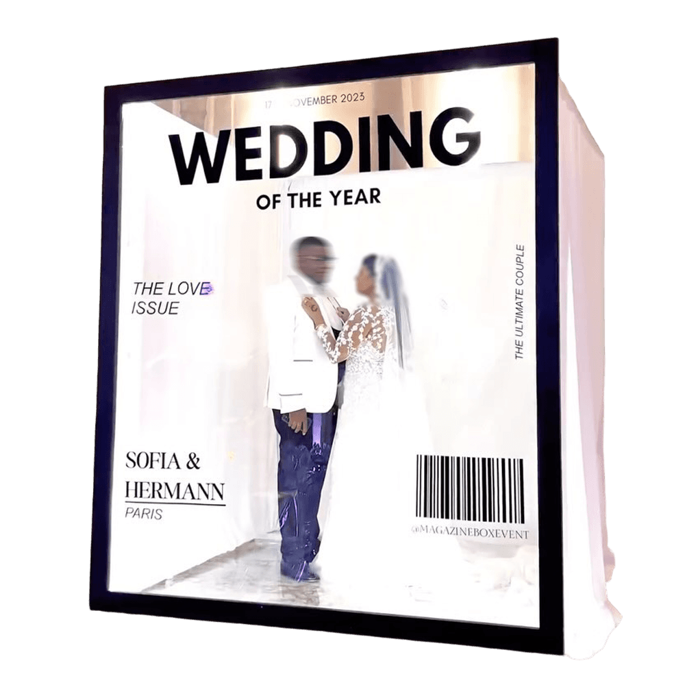 Magazine Box — cabine photo sur-mesure